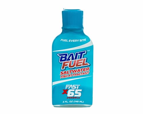 BAITFUEL X65 Saltwater Formula Gel for Fishing: The Supercharged Saltwater Fish Scent Technology with Powerful Attractants and Taste Enhancers that Fish Bite | 5 oz., Single