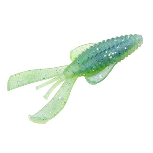 Strike King Rage Bug Fishing Lure, Soft Plastic Grub, Unique Design, Subtle Action - color: Sexy Shad 2.0, size: 4.5"
