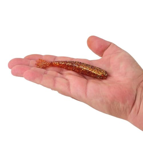 Berkley Berkley PowerBait Saltwater Bonga Shrimp - color: Root Beer Gold
