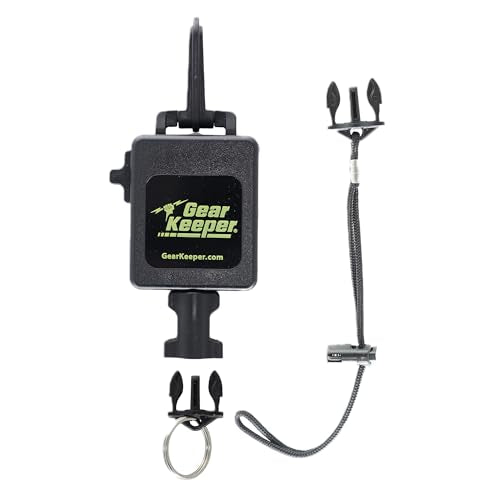 Gear Keeper Scuba Retractable Lanyard for Dive Console & Depth Gauge - Keeps Scuba Gear Secure & Accessible - Made in USA - size: Waist Mount (Locking), style: Snap Clip Deluxe
