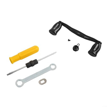 Double Rocker Arm Metal Handle for Daiwa Tatula Reels, Aluminum Alloy Replacement with Bearings and Tool, Fishing Reel Repair Parts Kit