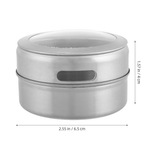 SUPVOX Stainless Steel Fishing Bait Box for Maggots and Portable Multi-Function Storage Case Durable Container for Outdoor Fishing Supplies