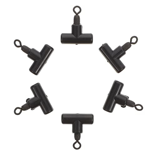BESPORTBLE 15pcs Outdoor Fishing Rolling Swivels Strong Pulling Tee Fishing Swivel Connector for Line and Tackle