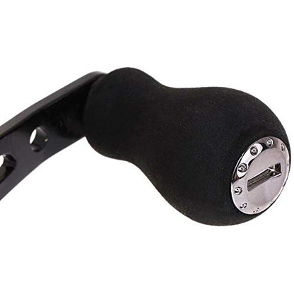 TEAMWILL Black EVA Power Fishing Reel Handle Grip for Abu Garcia Daiwa Baitcasting Reel