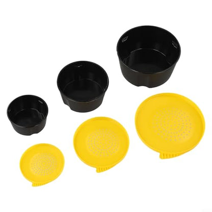 Earthworm Storage Box, With Breather Holes, For Live Bait, Portable PP Fishing Tackle Container to Keep Worms Fresh And Active, Waterproof Bait Holder, For(Yellow)