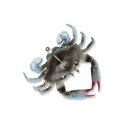 Savage Gear 3D Crab TPE Fishing Soft Bait - color: Blue Crab, size: 1/4 oz (1 in)