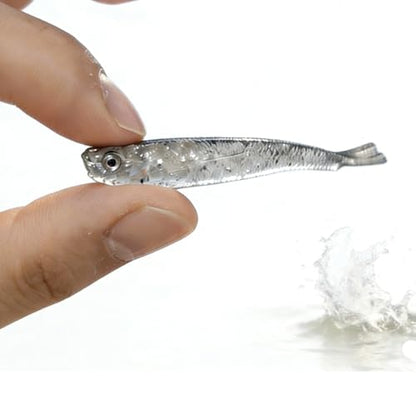 20PCS-Soft Plastic baits bass Lures Fishing, Soft Plastic Walleye Fishing Lures, Paddle Tail Swimbaits for Bass Fishing, Fishing Bait for Freshwater Saltwater Gifts (2.4IN/1.3g) - color: white-20pcs