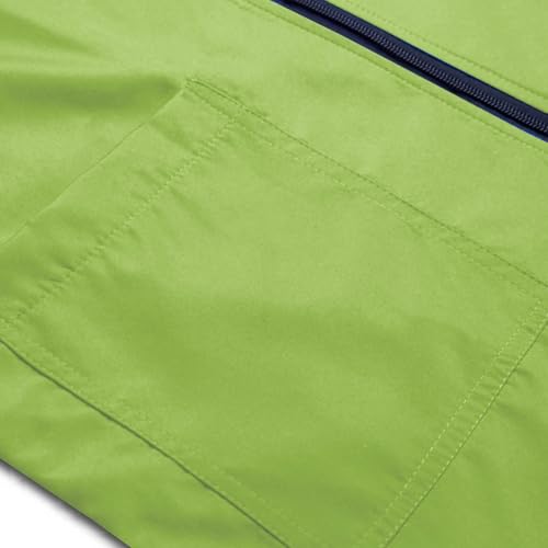 Men Women Outdoor Fishing Vest Zip Up Travel Hiking Summer Outerwear Unisex Mesh Breathable Waistcoat Lightweight - color: Green, size: Small