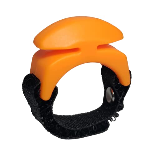 Line Cutterz Rust-Free Patented Ceramic Blade Ring Quick Fishing Line Cutter - color: Blaze Orange, size: Adjustable, style: Single