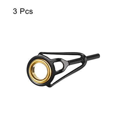 PATIKIL Fishing Rod Tips Repair Kit Stainless Steel Ring Guide for Saltwater Freshwater Fishing - size: 1.4mm