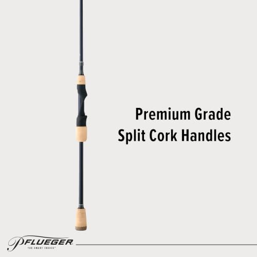 Pflueger President XT Spinning Rod - size: 6'6" - Medium Light - 2pc