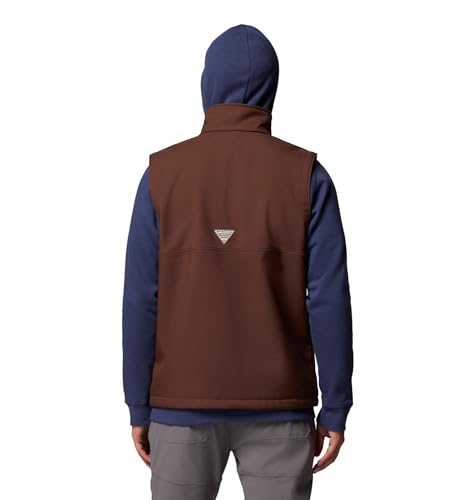 Columbia mens Phg Ascender II Softshell Vest - color: Tobacco/Timberwoods Camo, size: X-Small
