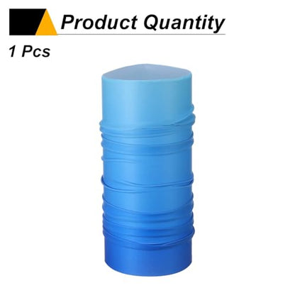 HARFINGTON Summer Cooling Neck Gaiter Sun Protection Face Mask Fishing Necks Gaiter Unisex for Cycling Outdoor Sports - color: Gradient Light Blue