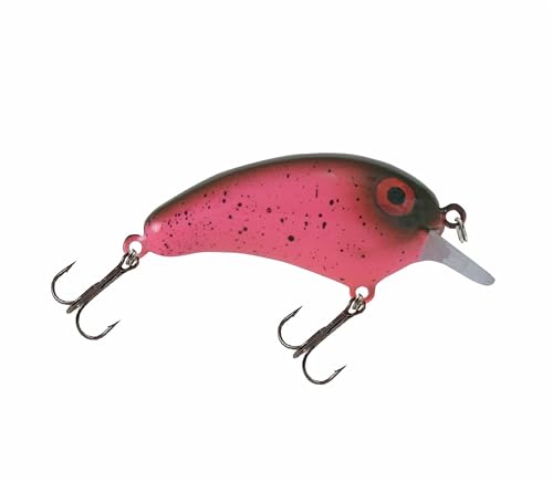 Crappie Magic Crankbait (2 Inch Crappie Lure) Made in the USA - color: Pink Eye