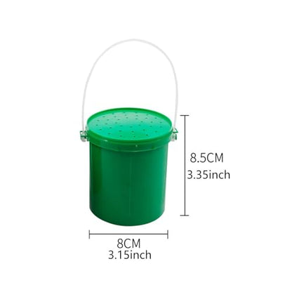 Worm Bait Holder Bucket, Fishing Bait Case,Container,Multifunctional Gear,Fishing Tool,Storage Box for Boat Freshwater,Lovers - size: Small