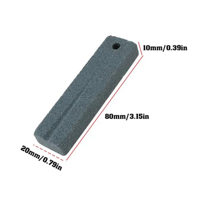 ECSiNG 4Pcs Hook Sharpener 80x20x10mm 180 Mesh for Fishhook Trident Fishhook