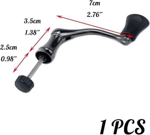 JJLFresheners Fishing Reel Handle Knob, Black, Easy Installation, Replacement Part