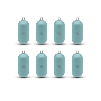 Lead Free Fishing Weights Sinkers 80g-1000g Coated Raindrop Weights Bank Sinkers Cylindrical Deep Drop Weights Assorted Sizes Bag Non-Lead Fishing Weights Saltwater for Bottom Fishing - style: 150g(5.29oz)-8pcs