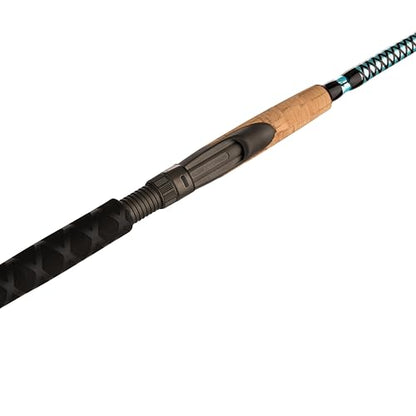 Ugly Stik Carbon Inshore Spinning Rod, Durable and Balanced Fishing Rod, 24-Ton Graphite Blank, Solid Graphite Tip for Increased Sensitivity - size: 7'6" - Medium Light - 1pc - 8-15lb