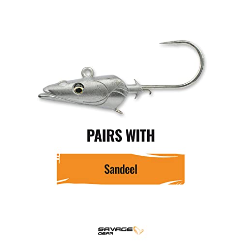 Savage Gear Sandeel Jigheads - size: 1/0 - 1/2 oz