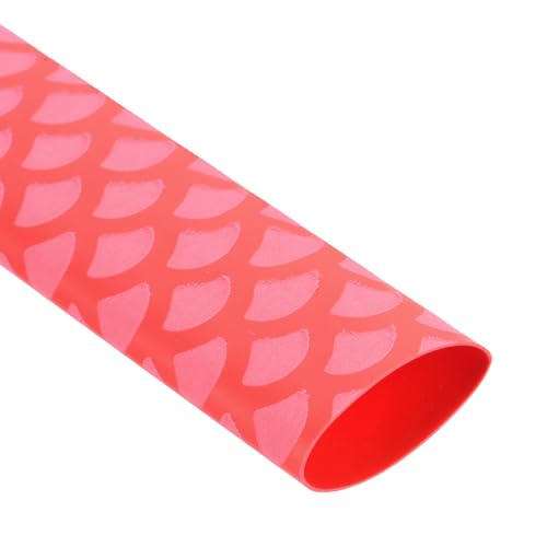DMiotech Heat Shrink Sleeve Wrap Tubing x Tube Tubing for Fishing Rod Grips and Other Grips, Non Slip - Insulation - Waterproof 40'' Lengths, Dia 20mm Red Scales - color: Red Scales, size: Dia 20mm