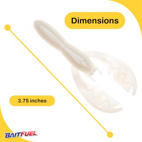 BAITFUEL Baby PACA Craw - color: Pearl