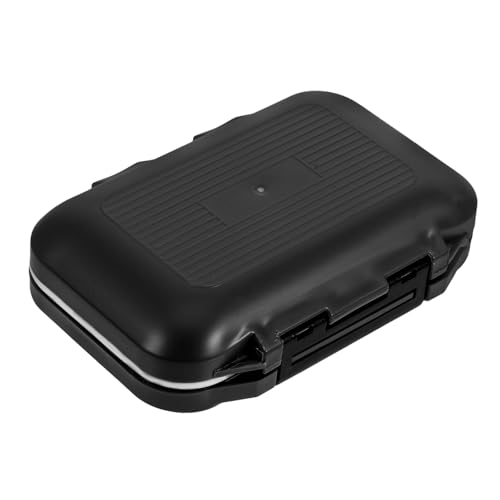 TEHAUX Waterproof Small Fishing Accessory Box with Lure Case and Plastic Tackle Organizer Portable Fishing Gear Storage and Anglers