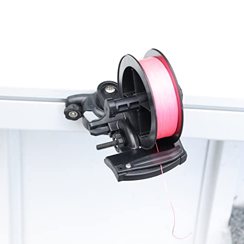RAILBLAZA Fishing Reel Spooler System Compatible with Gunnel Track Mount for Boat or Kayaks, Compatible with Wide Range of Spools
