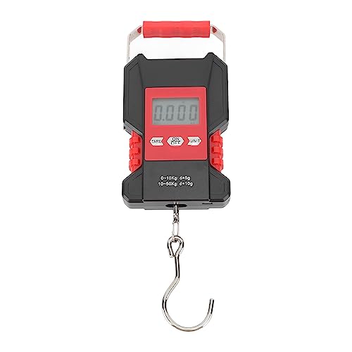 Fish Scale Digital Weight 110lb with Backlit LCD and USB Charging Compatible for Luggage Fishing Travel Includes Measuring Tape Design