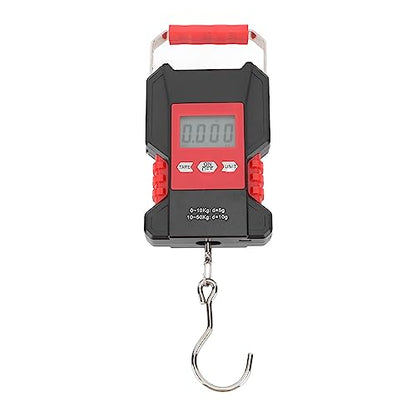 Fish Scale Digital Weight 110lb with Backlit LCD and USB Charging Compatible for Luggage Fishing Travel Includes Measuring Tape Design