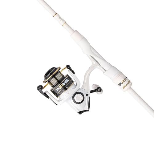 Abu Garcia Prime Spinning Reel and Fishing Rod Combo - color: White, size: 3000 Size Reel - 7' - Medium - 1pc