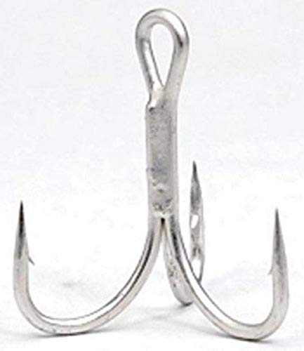 Owner 5646 ST-46 Treble 2X-Strong Tin Finished Super Needle Point Hook - style: 1 (6 Per Pack)