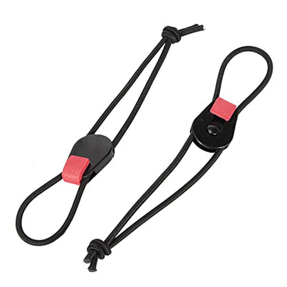 5pieces Adjustable Fishing Quick Rod Ties Leash for Holders Organizers Elastic Bunngee Cord Straps Reusable Quick Rod Ties Fishing Rod Bungee Ties Strap Fishing Rod Tie Straps