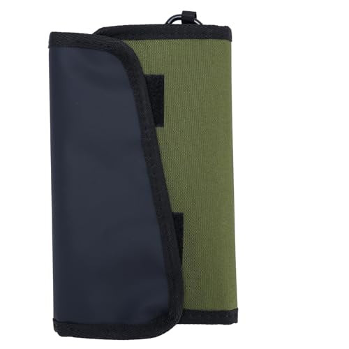 RiToEasysports Fishing Lure Storage Bag, with 6 Detachable Lure Bags, Rainproof Tackle Wallet for Soft Baits, Lures, Rigs, Jigs (Green) - color: Green