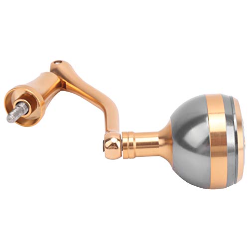 Raguso Reel Handle Grip Reel Handle Conversion Fishing Aluminum Alloy Screw‑in Metal Rocker Arm Reel Power Handle Grip for Spinning Fishing Reel (Medium)
