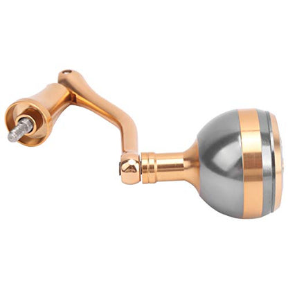 Raguso Reel Handle Grip Reel Handle Conversion Fishing Aluminum Alloy Screw‑in Metal Rocker Arm Reel Power Handle Grip for Spinning Fishing Reel (Medium)