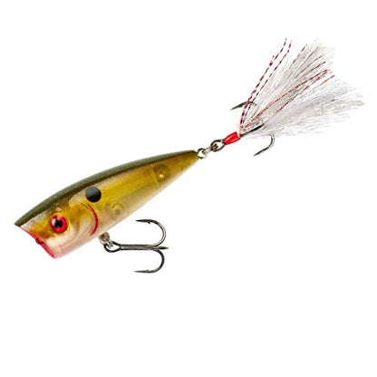 Booyah Boss Pop Topwater Chugger/Popper Fishing Lure - color: Ghost Shiner, size: 3 inch