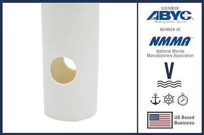 Vinland Marine Flared Fishing Rod Holder Insert Sleeves, Fishing Rod Holder Liner for Aluminum Rod Holder, for T Top Rod Holder, for clamp on Rod Holders for Boat