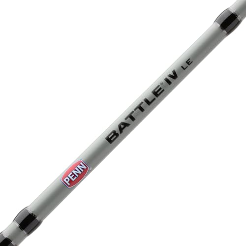 Penn Battle IV Spinning Reel and Fishing Rod Combo - size: 4000 Size Reel - 7' - Medium - 2pc, style: Battle IV Le