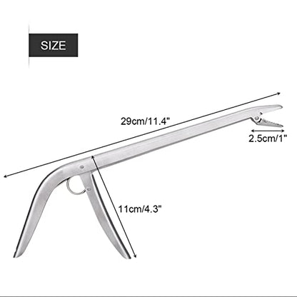 Fish Hook Remover Tool, 11.4 Inch Fishing Pliers Hook Remover, Stainless Steel Dehooker Tool Fishing for Fishermen, Quick Removal