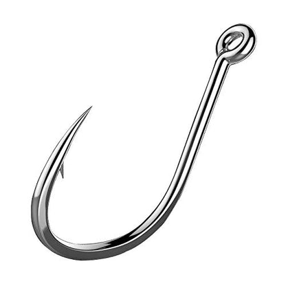 Dyxssm 150pcs/lot Circle Fishing Hooks Extra Strength Octopus Barb Fishing Hook with Offset Ponit - size: 3/0# (150pcs)