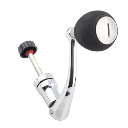 Reel Replacement Power Handle Metal Rocker Arm Grip for Spinning Fishing Reel (4000 5000 6000 Large Size) - color: Silver, size: 4000 5000 6000 large size