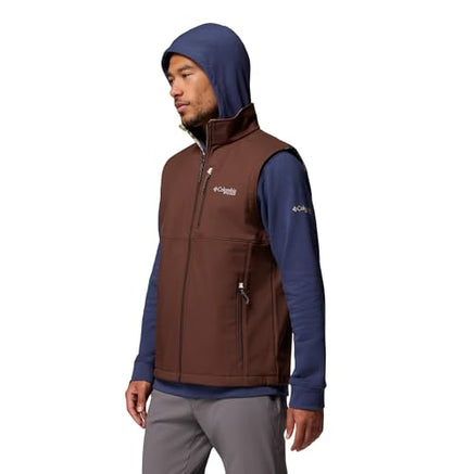 Columbia mens Phg Ascender II Softshell Vest - color: Tobacco/Timberwoods Camo, size: X-Small
