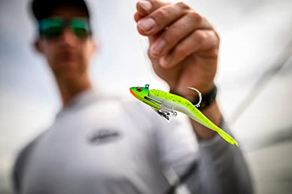 Berkley Gulp! Minnow Fishing Soft Bait - color: Chartreuse Shad, size: 4"