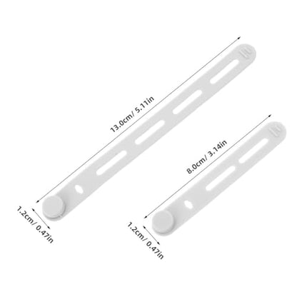 40pcs Silicone Fishing Rod Straps for Electronics Cords and Rods, Soft Non-Slip Grip with Smooth Finish, Maintains Original Shape, for Tackle Boxes and Travel Organization