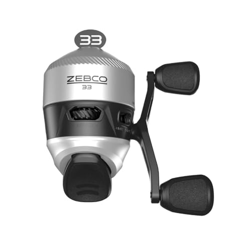 Zebco 33 Spincast Fishing Reel, Right or Left-Hand Retrieve, Pre-Spooled with Zebco Cajun Line - size: 30