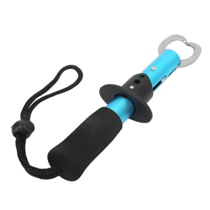 2 Pcs Stainless Steel Fish Lip Gripper - Portable Secure Fish Holder for Freshwater Saltwater Fishing Accessories(Blue) - color: Blue