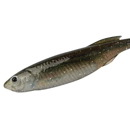 Berkley PowerBait Drip Swimmer Fishing Soft Bait - color: HD Spottail Shiner, size: 3"