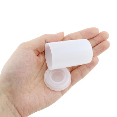 12PCS 33mm Transparent Plastic Bottle Bait Box Storage Container for Storing Supplements and Mixed Paints