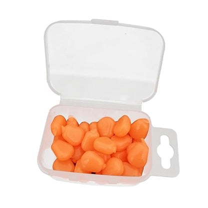 VANZACK 50pcs Carp Fishing Corn Lures Floating Hard Artificial Bait Fake Corn Carp Bait Orange